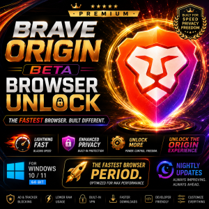 Premium Brave Origin Beta Browser Unlock